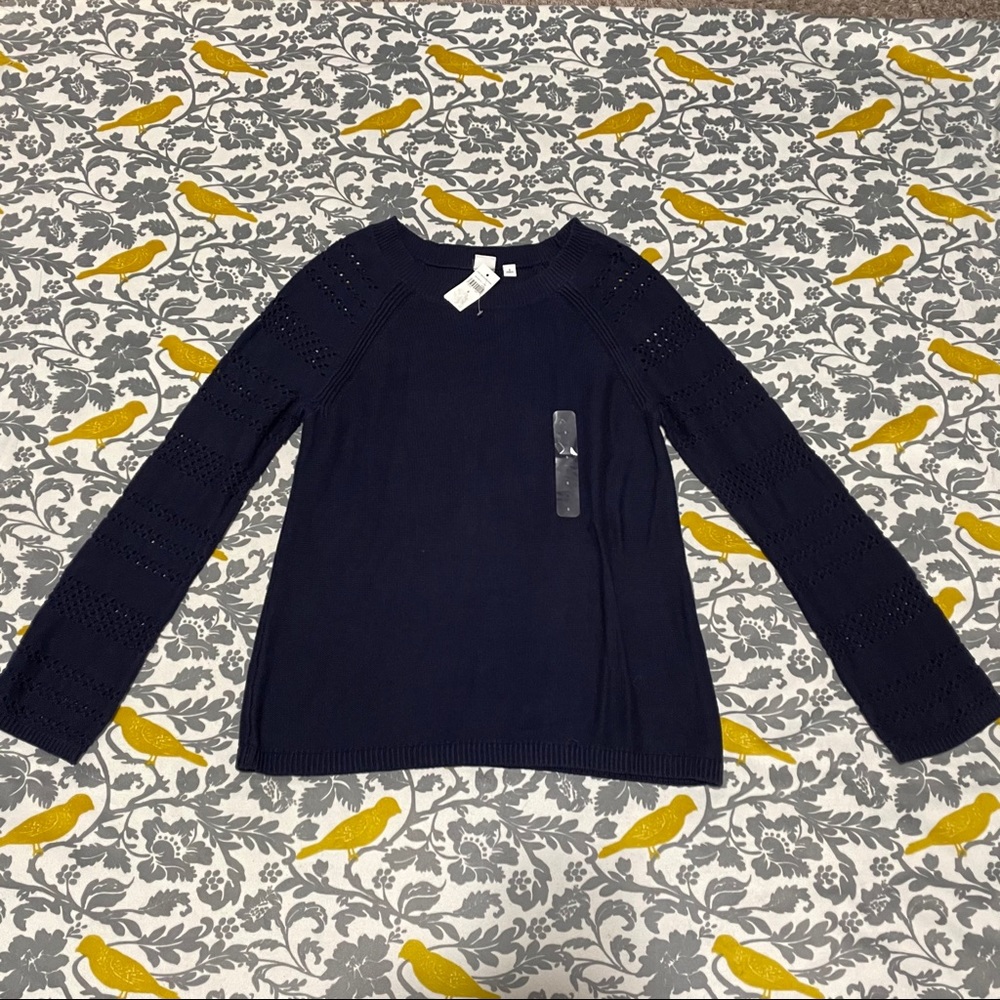 GAP Navy Blue Knit Sweater NWT Size S